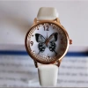 The butterfly watch for ladies is fashionable and lucky. The women's watch with a rotating bead is elegant and grand. The women's leather watch is simple and elegant. The quartz wristwatch is a display product Application Scenario